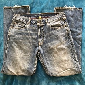 Banana Republic Boot Cut Faded Blue Jeans Waist 34
